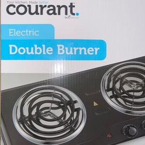 Double electric burner
